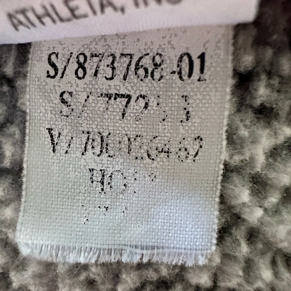 Athleta   Womens Cya Stronger Long Jacket Full Zip Hoodie Gray Heathered M EUC - Picture 8 of 8